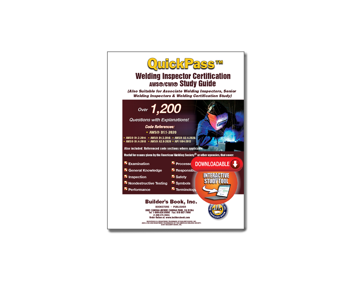Buy Certified Welding Inspector AWS/CWI QuickPass Study Guide based on