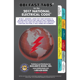 2017 National Electrical Code NEC Fast-Tabs for Softcover, Spiral