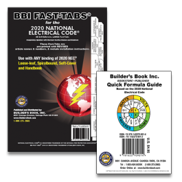 電流の結集 Current Funnel NF 英語 FaB 3枚セット 2020 National Electrical Code NEC Fast-Tabs For Softcover, Spiral