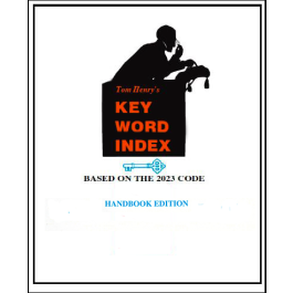Buy Tom Henry's Key Word Index, Based on the 2023 National