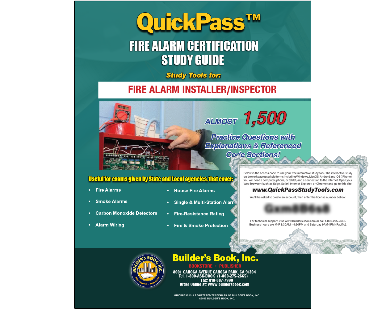 Fire Alarm Certification Exam QuickPass Flash-Cards Based On The ...