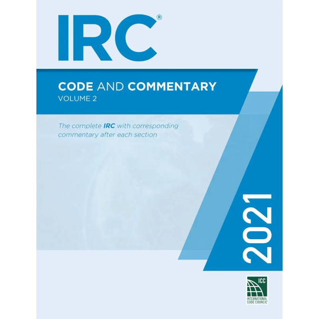 Buy 2021 IRC® Code and Commentary, Volume 1 | Buildersbook.com