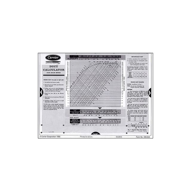 ACCA Duct Calculation Slide Rule. Builder's Book, Inc.Bookstore