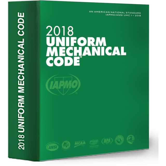 2018 Uniform Mechanical Code UMC Illustrated Training Manual Soft Cover ...