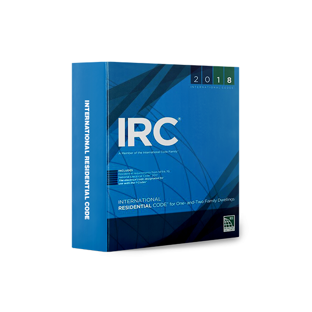 2018 International Residential Code (IRC) QuickCard Builder's Book