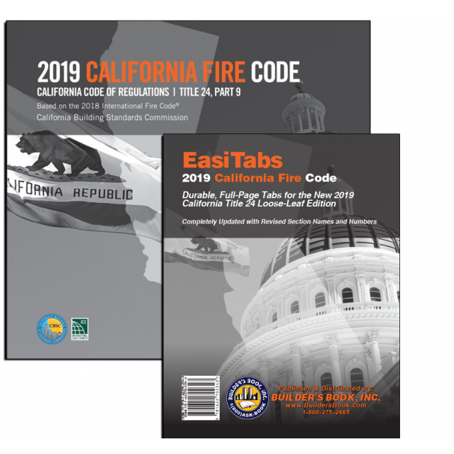 2019 CALIFORNIA FIRE CODE