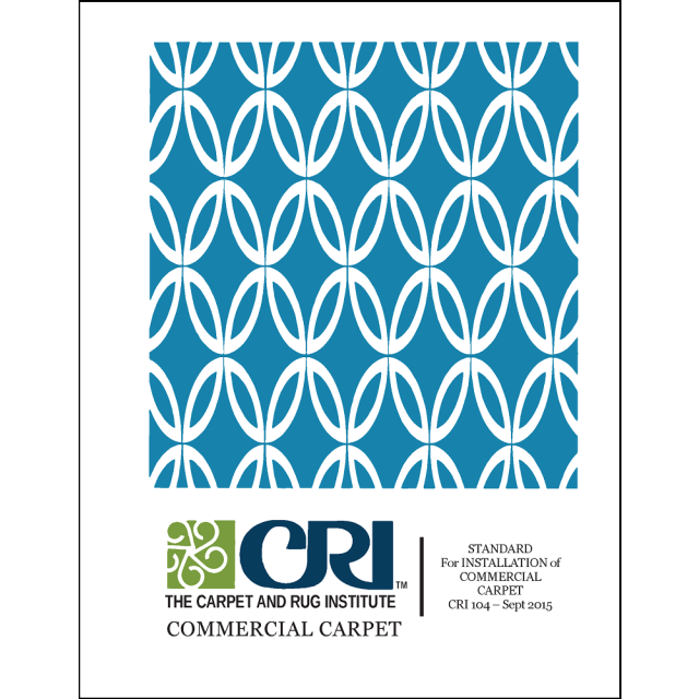 Buy CRI 105 STANDARD For INSTALLATION of RESIDENTIAL CARPET
