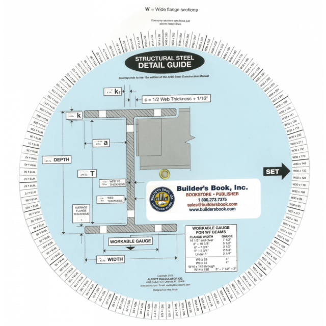 COIL WEIGHT CALCULATOR WHEEL CHART Builder's Book, Inc.Bookstore