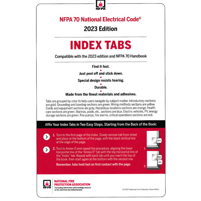 thumbnail image 2 of NFPA 70 National Electrical Code 2017 Edition – NEC Paperback, 912 Pages 2 of 2