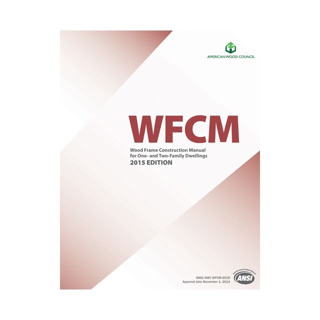 2018 WOOD FRAME CONSTRUCTION MANUAL visual data 8