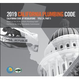 2019 CALIFORNIA PLUMBING CODE