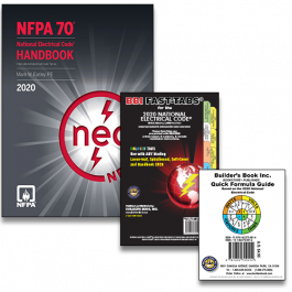 Spiral Loose-Leaf And Handbook National Electrical Code NEC Colored 2020 Fast-Tabs For Softcover 
