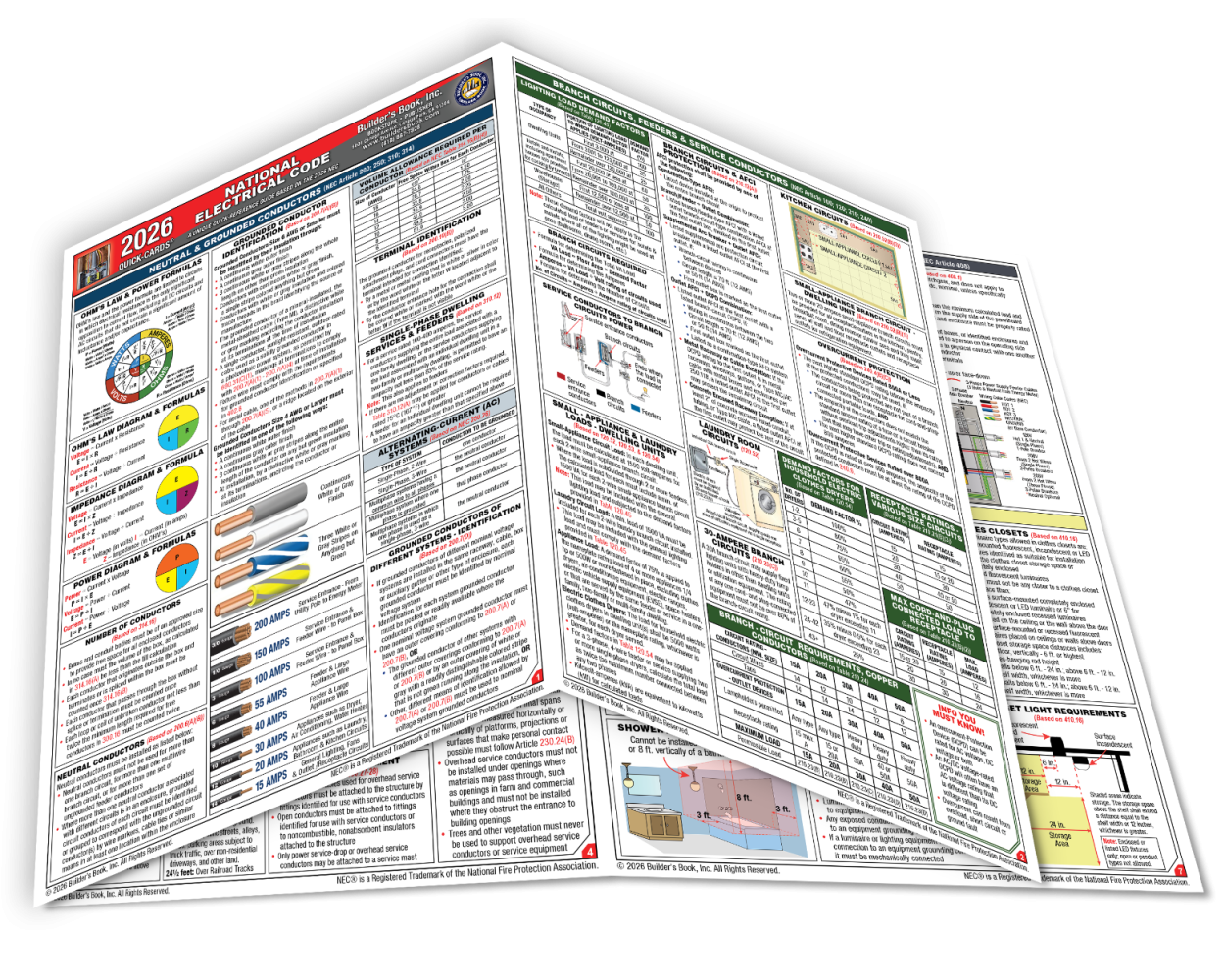 Buy National Electrical Code Quick-Card Based On the 2026 NEC