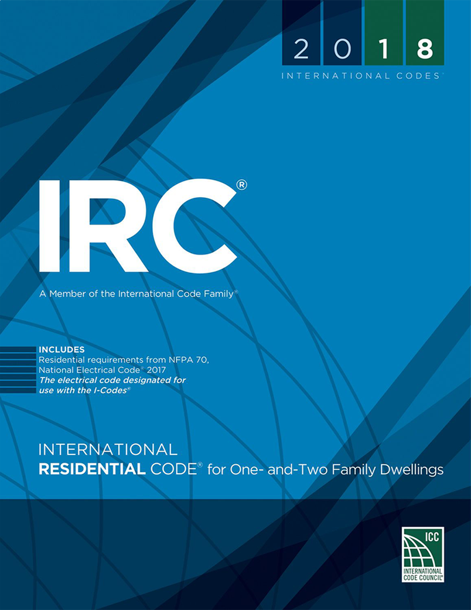 2018 International Residential Code (IRC) Fast Tabs Builder's Book