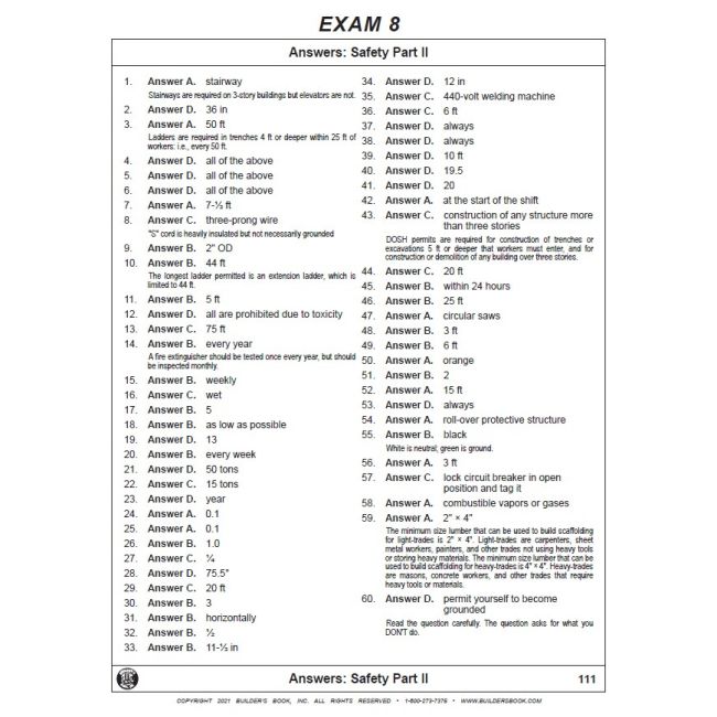 Ceramic Tile Examination (C-54) - QuickPass Study Tool: Builder's