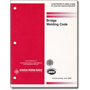 AASHTO/AWS D1.5M/D1.5:2008-Errata - Bridge Welding Code 50% OFF!