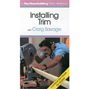 Installing Trim (VHS Tape) Fine Homebuilding