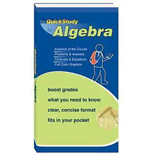Algebra (Quickstudy Books) by Inc. BarCharts
