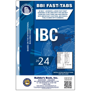 2024 International Building Code (IBC) Fast-Tabs