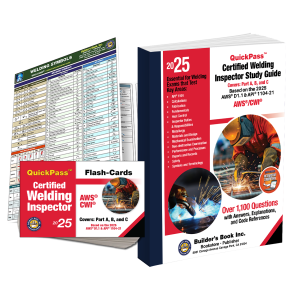 Welding Inspector Study Guide QuickPass 2025 AWS/CWI Combo 15% Discount!