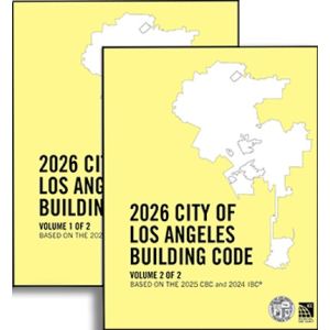 2026 City of Los Angeles Building Code (2 Volumes) - Amendments Only (PRE-ORDER)