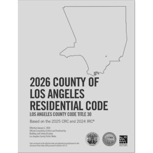 2026 County of Los Angeles Residential Code - Amendments Only