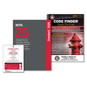 NFPA 25 Ultimate Field Reference Set 2026: Includes; NFPA 25 Standard, Adhesive Tabs, and Code Finder
