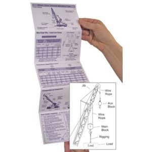 Mobile Crane Operator Reference Card ONLY 5 LEFT!