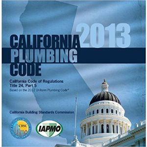 2013 California Plumbing Code, Title 24 Part 5