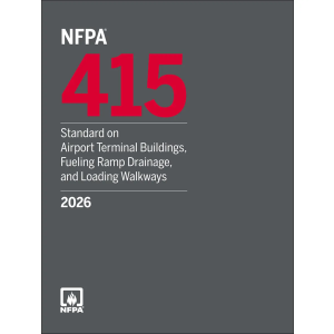 NFPA 415, Standard on Airport Terminal Buildings, Fueling Ramp Drainage, and Loading Walkways