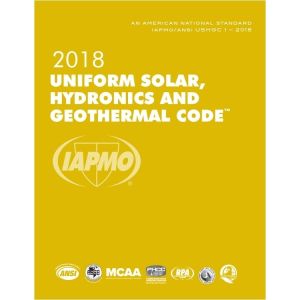 2018 Uniform Solar, Hydronics and Geothermal Code