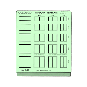 TRAVERSE WINDOWS 1/4 in. SCALE