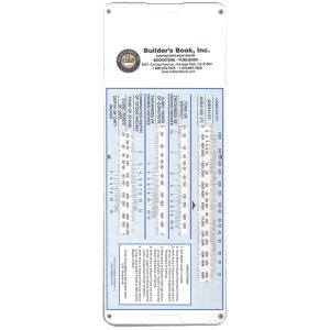 Stone, Concrete, Asphalt Aggregate Slide Rule Calculator