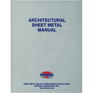 SMACNA Architectural Sheet Metal Manual, 7th Edition