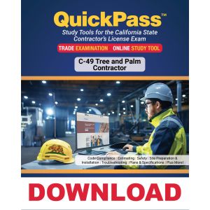 C-49 Tree and Palm Contractor QuickPass Study Tool - Access Key Download