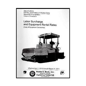 Labor Surcharge and Equipment Rental Rates (Cost of Equipment Ownership).