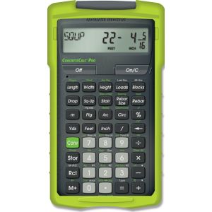 ConcreteCalc Pro, Construction Master Series