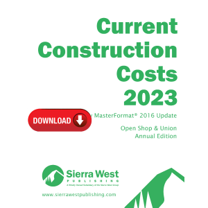  2023 Current Construction Costs, Masterformat Edition - DOWNLOAD