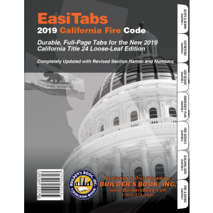 2019 California Fire Code, Title 24 Part 9 Loose-Leaf EasiTabs