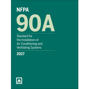 NFPA 90A, Standard for the Installation of Air-Conditioning and Ventilating Systems