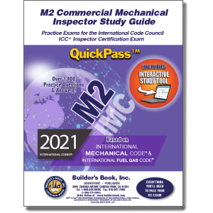 M2 Commercial Mechanical Inspector Based On 2021 IMC QuickPass Study Tool Book with Online Interactive Software