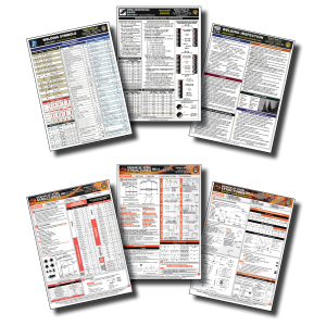 Welding and Steel Design 6 Quick-Card COMBO 20% DISCOUNT!