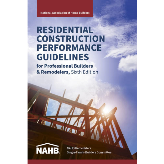 Search Results For Residential Construction Performance Guidelines