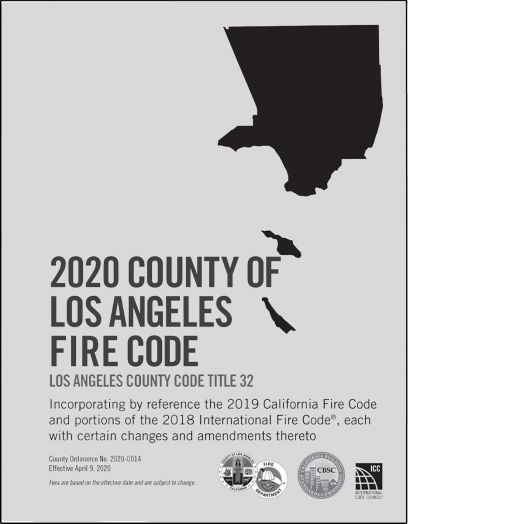  2020 County of Los Angeles Fire Code - Amendment Only