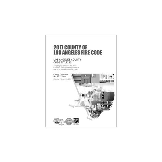 2017 County of Los Angeles Fire Code - Amendment Only