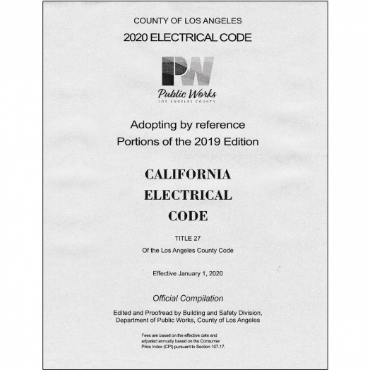 2020 Los Angeles Building & County Codes Builder's Book