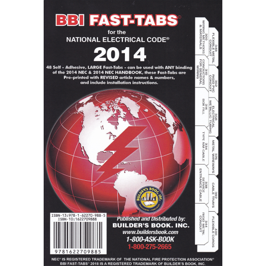 BBI Fast-Tabs | Builder's Book, Inc.Bookstore