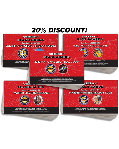 National Electrical Code (NEC) 2023 5 QuickPass Flash-Card COMBO