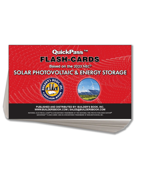 2023 NEC Solar Photovoltaic QuickPass Flash-Cards PRE-ORDER