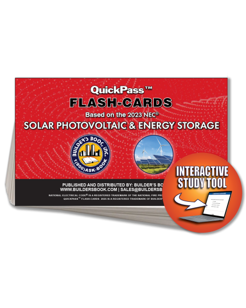 2023 NEC Solar Photovoltaic QuickPass Flash Cards Online Access Key